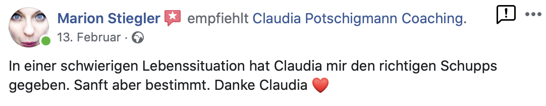 Testimonial Marion Stiegler