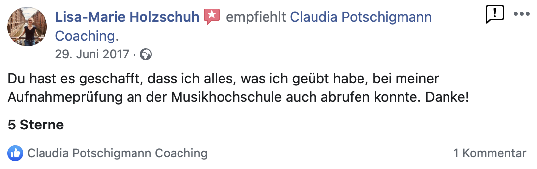 Testimonial Lisa Marie Holzschuh