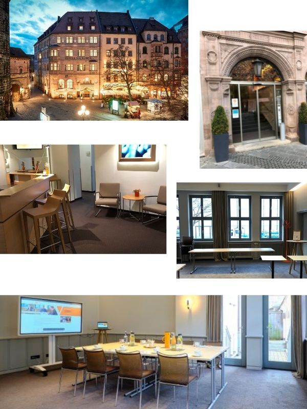 Die Räumlichkeiten im Hotel Victoria, wo der Workshop zur Persönlichkeitsentwicklung in Nürnberg stattfindet